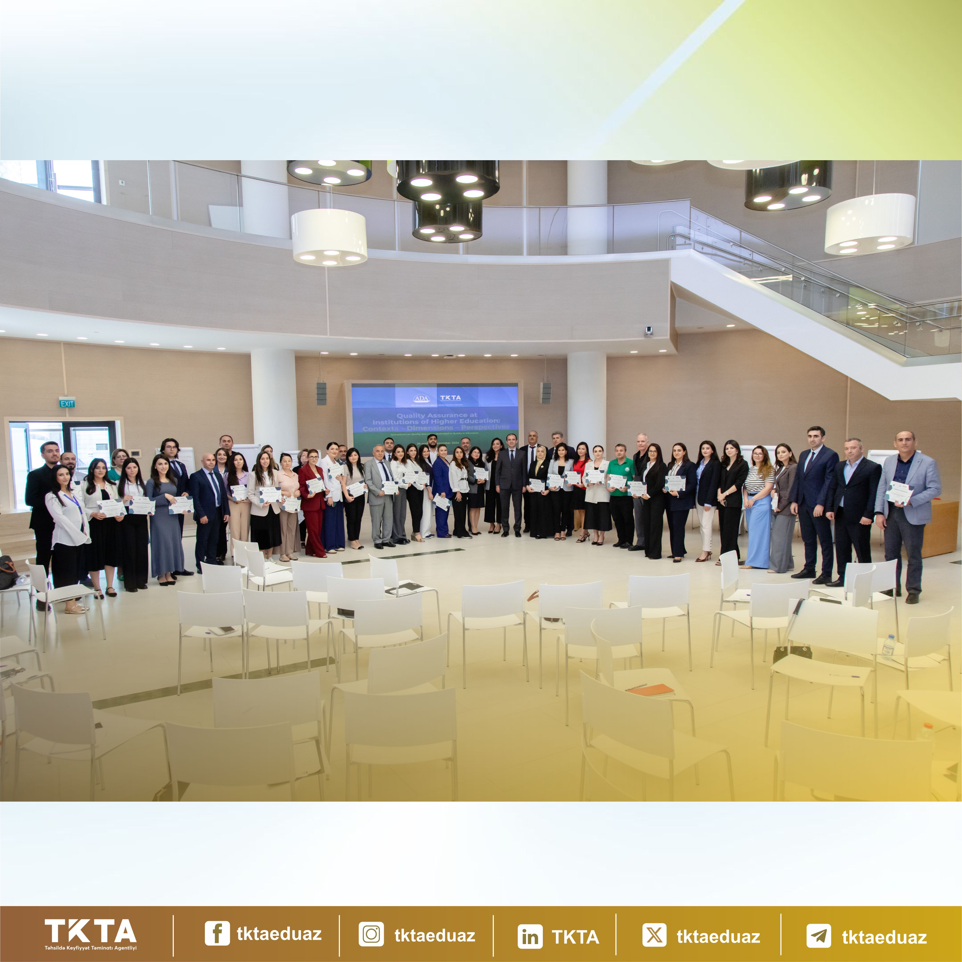 Ali Təhsildə Keyfiyyət Təminatı üzrə ilk simpozium keçirilib